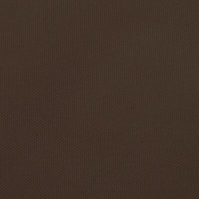 vidaXL Trójkątny żagiel ogrodowy, tkanina Oxford, 4x5x5 m, brązowy