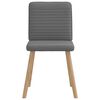 vidaXL Krzesła stołowe, 2 szt., ciemnoszare, obite tkaniną