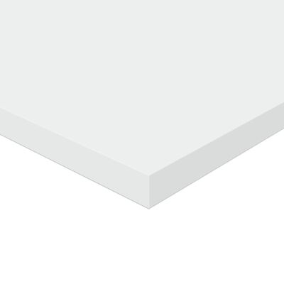 vidaXL Półki na książki, 4 szt., białe, 80x30x1,5 cm, płyta wiórowa