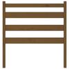 vidaXL Wezgłowie łóżka, miodowy brąz, 81x4x100 cm, lite drewno sosnowe