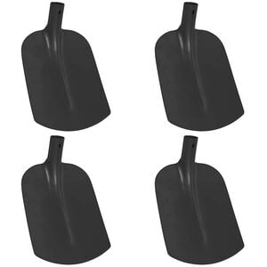 vidaXL Głowica łopaty 4 pcs Czarny 34,5 x 24 cm