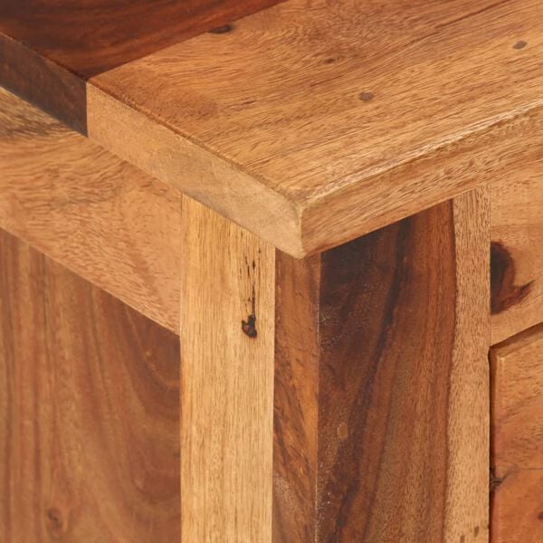 vidaXL Szafka pod telewizor, 110x30x40 cm, lite drewno