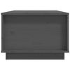 vidaXL Stolik kawowy, szary, 100x50x35 cm, lite drewno sosnowe