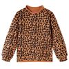 vidaXL Bluza dziecięca, jasny koniak, 104
