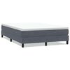 vidaXL Ł&oacute;żko typu Box Spring bez materaca Ciemnoszary 160x220 cm