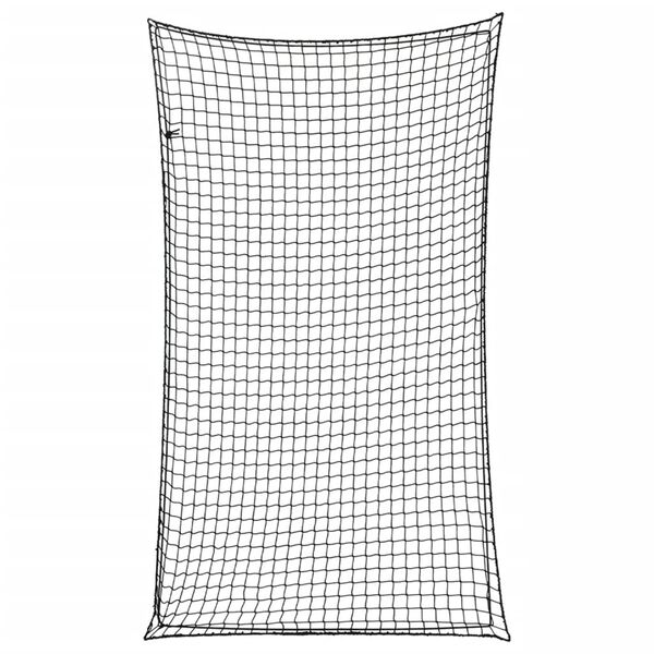 vidaXL Siatka na przyczepę, z elastyczną linką, czarna, 6x3,5 m, PP