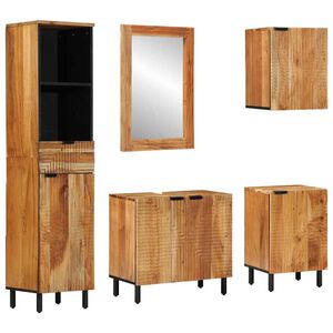 vidaXL Zestaw Szafek Łazienkowych 5 szt. naturalny 38 x 33 x 160 cm