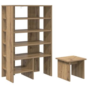 vidaXL Szafka na buty 2 szt. 62 x 35 x 100 cm Drewno inżynieryjne