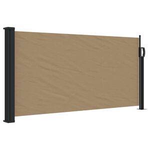 vidaXL Zwijana markiza boczna, taupe, 100x300 cm