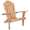 vidaXL Ogr&oacute;d Adirondack Chair naturalny Lite drewno teakowe