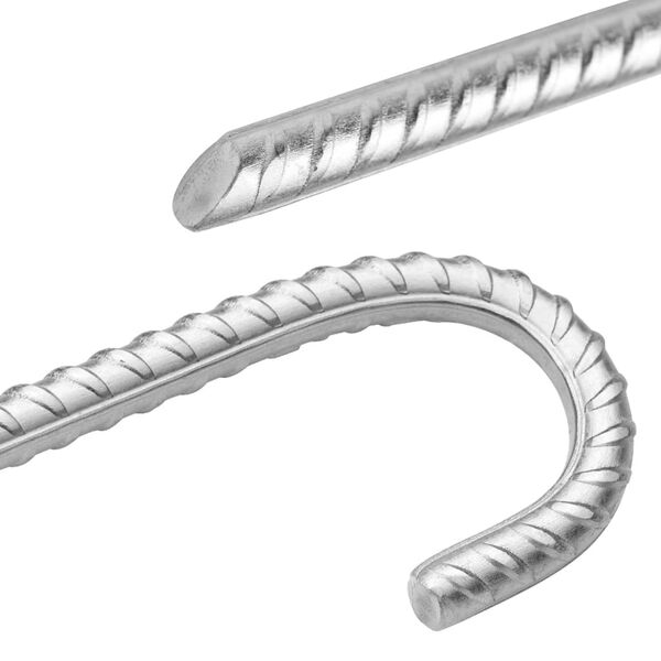 vidaXL Śledzie do namiotu, 12 szt, 41,5 cm, &Oslash;12 mm, stal galwanizowana