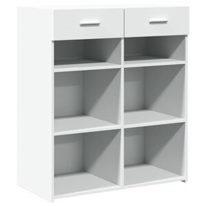 vidaXL Szafka, biała, 80x42,5x93 cm, materiał drewnopochodny