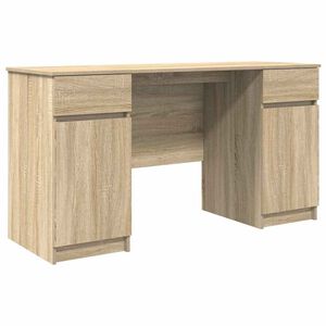 vidaXL Biurko dąb sonoma Drewno inżynieryjne 140 x 49 x 76 cm