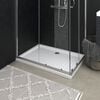 vidaXL Brodziki prysznicowe 70 x 100 x 4 cm ABS