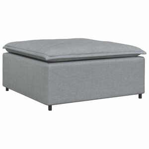 vidaXL Podn&oacute;żek do sofy modułowej modułowej jasnoszary 100x100x48 cm