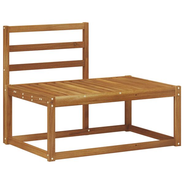 vidaXL Sofa końcowa na zewnątrz Naturalny 91 x 63 x 73 cm