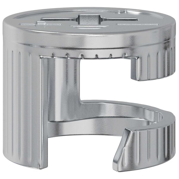 vidaXL Nakładki z zamkiem motylkowym 2 pcs Srebrny 15 x 11,5 mm Stal