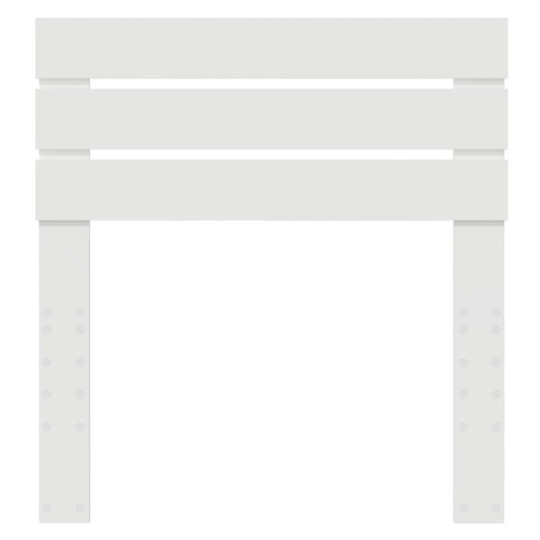 vidaXL Zagł&oacute;wek Z zagł&oacute;wkiem Biały 75 cm Materiał drewnopochodny