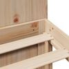 vidaXL Łóżko z regałem, bez materaca, 180x200 cm, lite drewno sosnowe