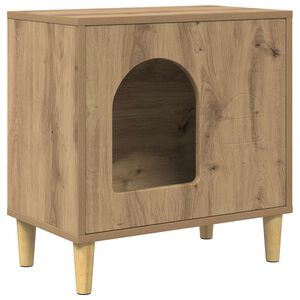 vidaXL Koty Dom Dąb artisan 51 x 30 x 52 cm Drewno inżynieryjne