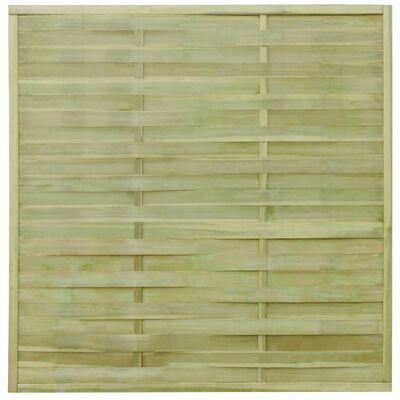 vidaXL Panele ogrodzeniowe, 30 szt., drewno, 54 m, 180x180 cm