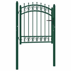 vidaXL Bramy ogrodowe EMMEN 104 x 97 cm Zamykane