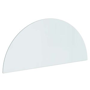 vidaXL Szklana płyta kominkowa przezroczysty 1200 x 500 mm Szkło