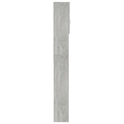 vidaXL Szafka na pralkę, betonowy szary, 64x25,5x190 cm, płyta wiórowa