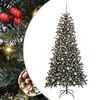 vidaXL Sztuczna choinka Zielony 240 cm PVC, plastik i stal