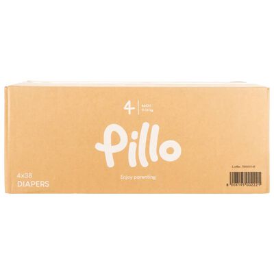 Pillo Pieluszki dla dzieci, 152 szt., rozmiar 4 (9-14 kg)