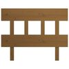 vidaXL Wezgłowie łóżka, miodowy brąz, 93,5x3x81cm, lite drewno sosnowe
