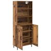 vidaXL Highboard Stare drewno 69,5 x 34 x 180 cm
