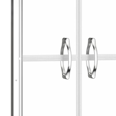 vidaXL Drzwi prysznicowe, przezroczyste, ESG, 86x190 cm