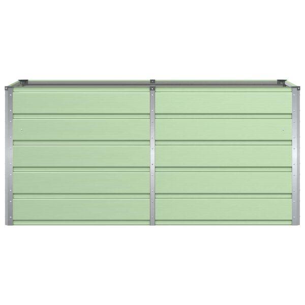 vidaXL Donica Zielony 160 x 80 x 75 cm Stal