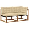 vidaXL 7 szt. Modułowa sofa na zewnątrz Lite Drewno Akacji Naturalny