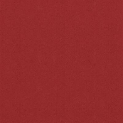 vidaXL Parawan balkonowy, czerwony, 120x300 cm, tkanina Oxford