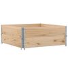 vidaXL Nadstawki paletowe, 2 szt., 100x100 cm, lite drewno sosnowe