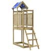 vidaXL Wieża zabaw Brązowy Drewno impregnowane lite