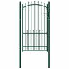 vidaXL Brama ogrodzeniowa z kolcami EMMEN 104 x 134,5 cm Zamykane