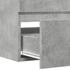 vidaXL Szafka pod umywalkę, szarość betonu, 90x38,5x45 cm, płyta