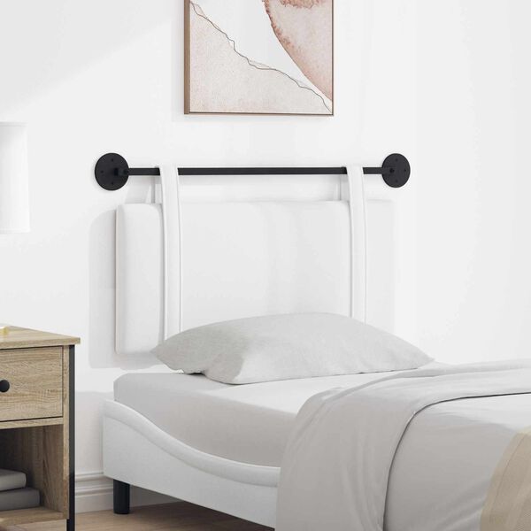 vidaXL Wisząca Głowa Montowane na ścianie Biały 90 x 55 x 5 cm tkanina