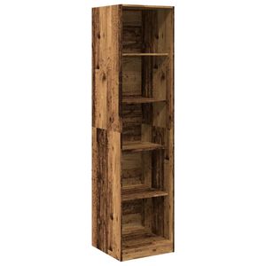 vidaXL Szafa, stare drewno, 50x50x200 cm, materiał drewnopochodny