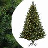 vidaXL Sztuczna choinka z zawiasami 120 cm 150 LED Ciepła biel