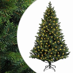 vidaXL Sztuczna choinka z zawiasami 120 cm 150 LED Ciepła biel