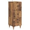 vidaXL Szafka z Szufladami 33 x 34,5 x 90 cm Drewno inżynieryjne