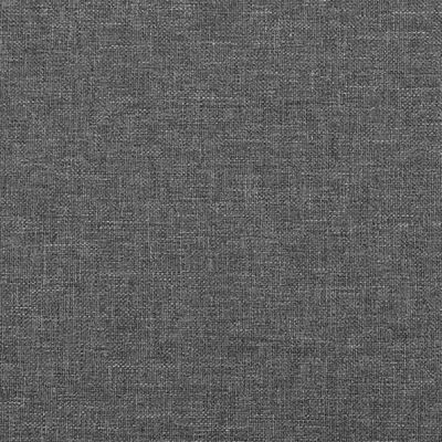 vidaXL Zagłówki do łóżka, 4 szt., ciemnoszary, 100x5x78/88 cm, tkanina