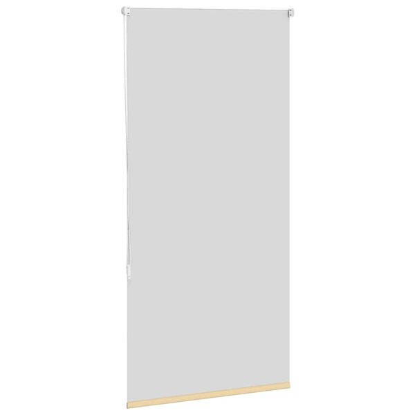 vidaXL Roleta zaciemniająca beżowa 70x130 cm Szerokość tkaniny 65,7 cm