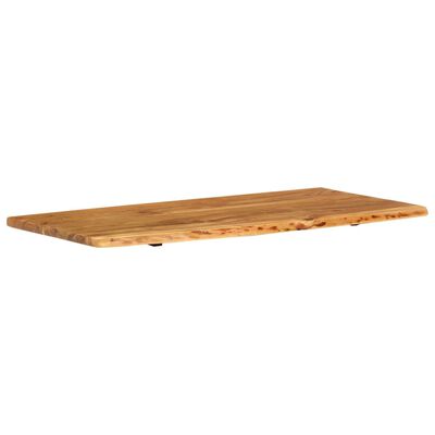 vidaXL Blat łazienkowy, lite drewno akacjowe, 114x52x2,5 cm