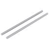vidaXL Rura gwintowana 2 pcs Srebrny 6 x 170 mm Stal
