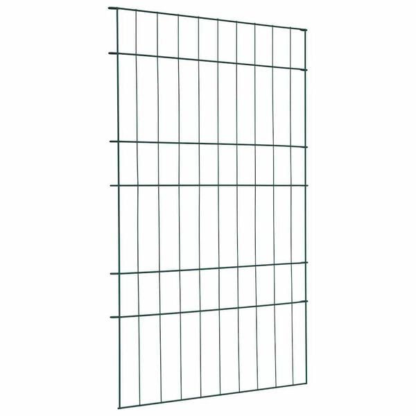 vidaXL Zestaw Ogrodzenia Stawu 8 pcs Zielony 50 x 80 cm Stal